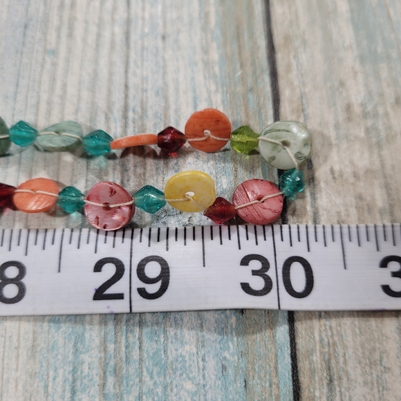 Multicolor  Long Necklace. - Picture 6 of 8